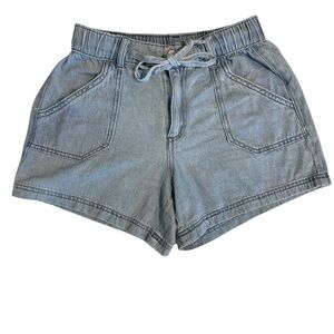 Juniors Forever 21 Light Blue Jean Shorts, Size Small